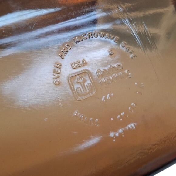 Anchor Hocking Ovenware Cookware 1QT Amber Microwave Oven Safe Loaf Glass Dish - Picture 4 of 6